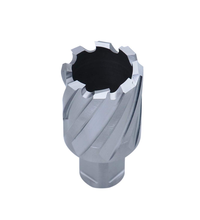 Accusize Industrial Tools H.S.S. Annular Cutter, 1-1/4" Dia, 1" Cutting Depth, 3/4" Weldon Shank, ANSI Standard, 2080-2025 - Image 3